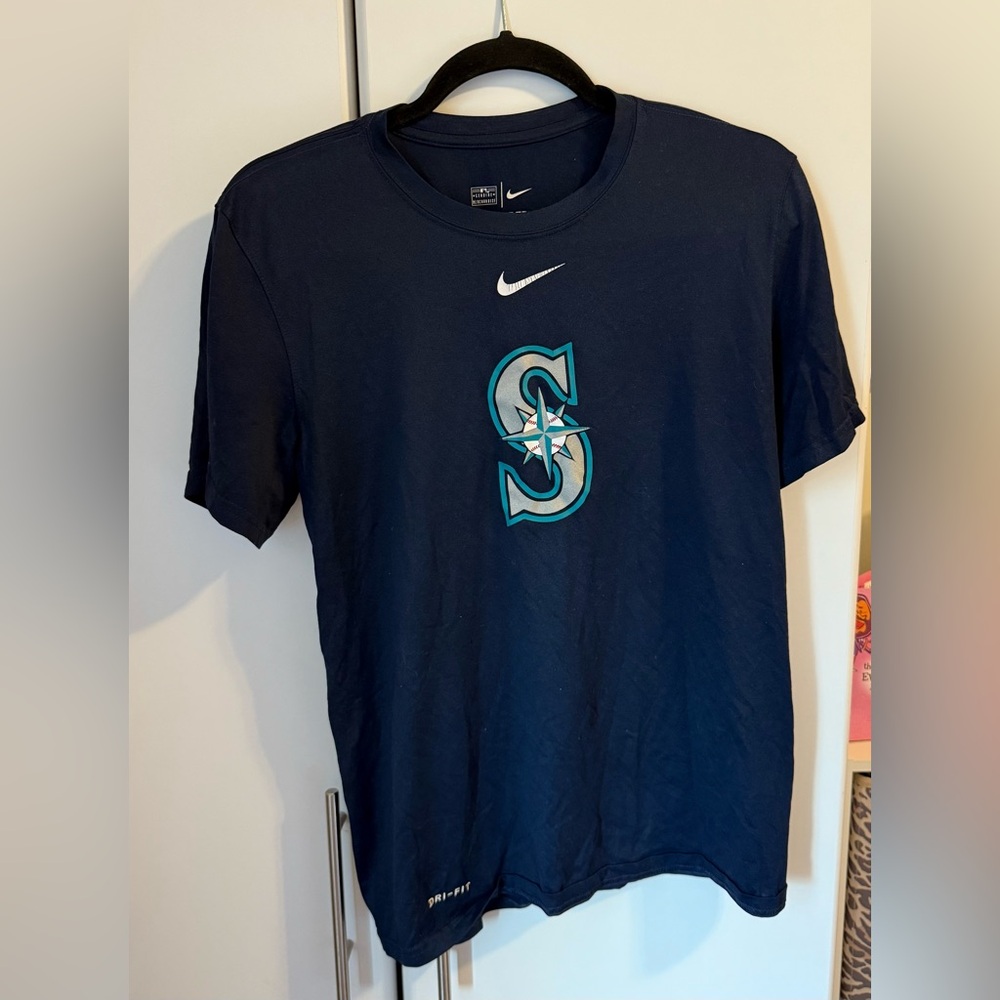 Nike Navy Blue Seattle Mariners Short Sleeve Tee
